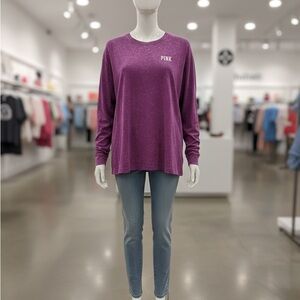 PINK Victoria's Secret Purple Long Sleeve Top